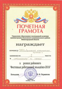 в ФОКе «Олимп» проходил IV районный фестиваль работающей молодёжи